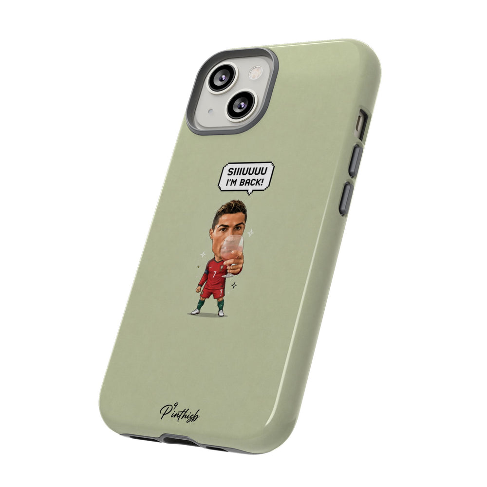 "SIIUUU, I'M BACK" CR7 Tough Phone Case