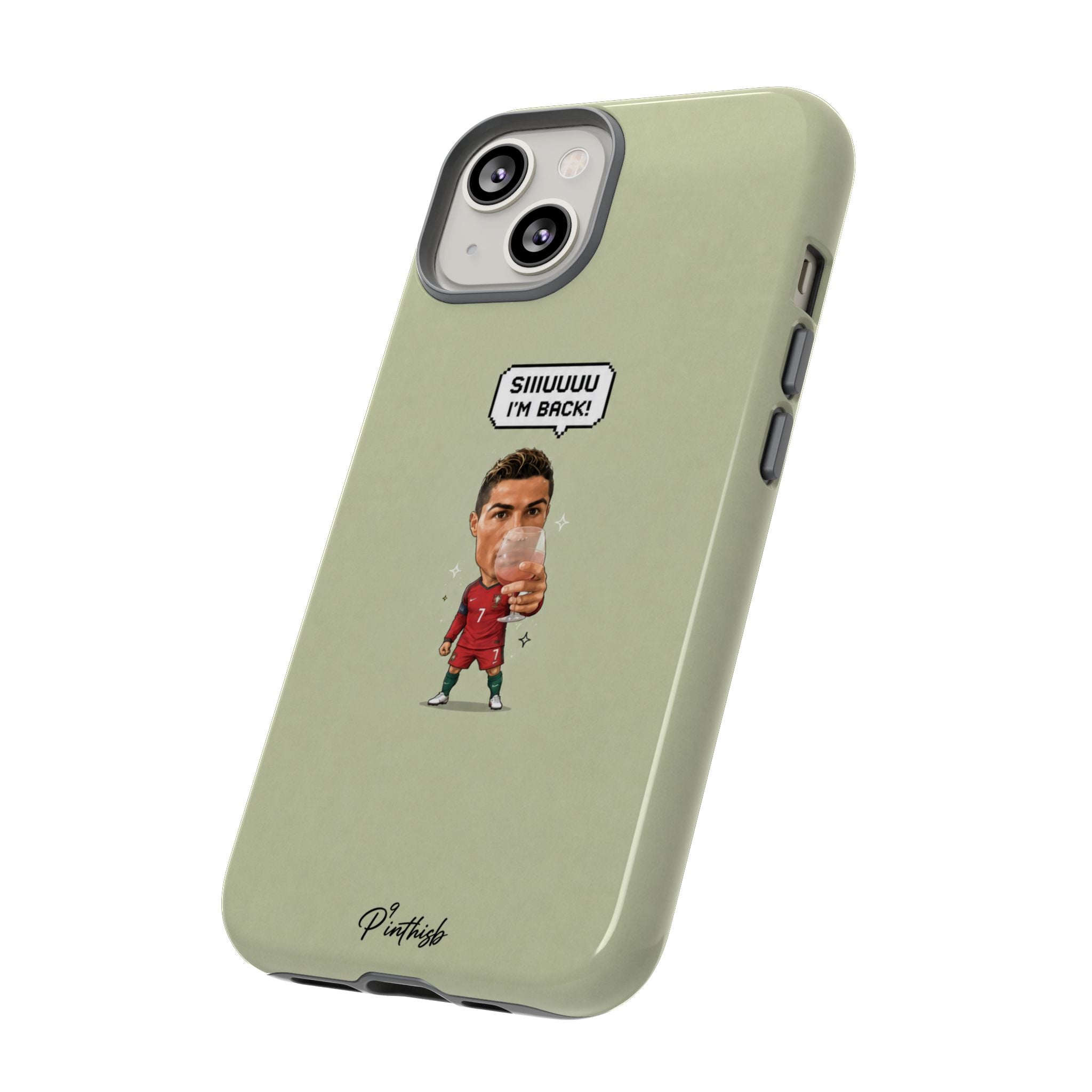 "SIIUUU, I'M BACK" CR7 Tough Phone Case