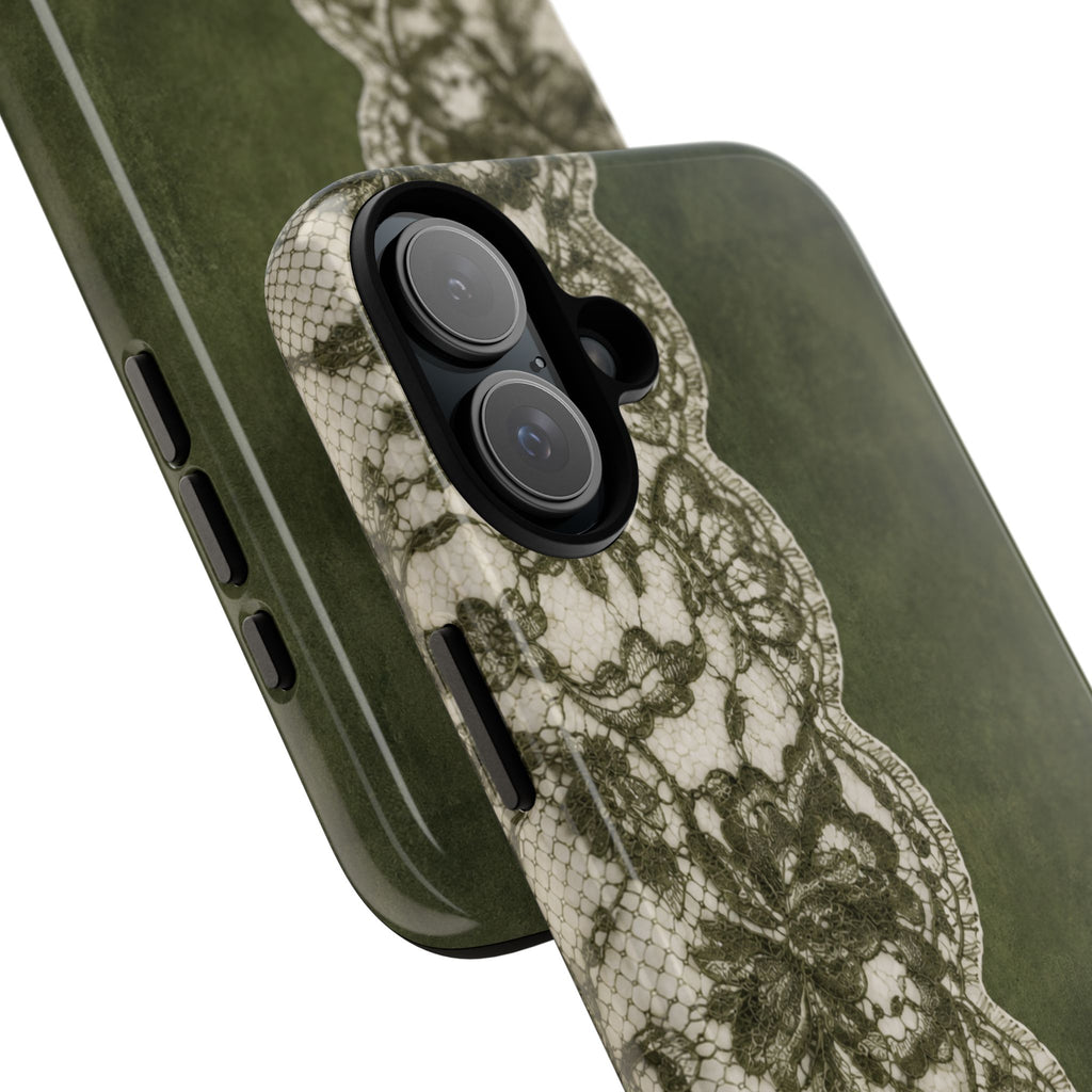 Olive Lace Tough Case