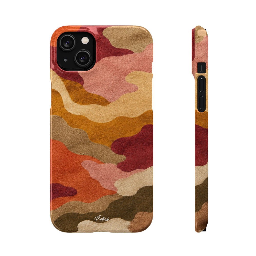 Watercolour Camo Snap Case