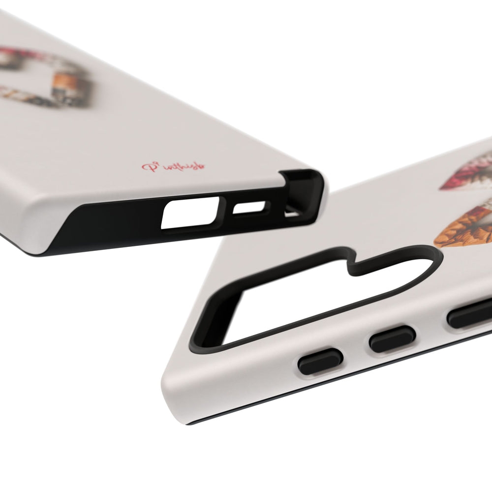 Cigarette Butts Heart Tough Case