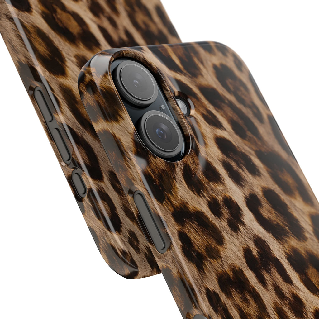 Leopard Print Snap Phone Case