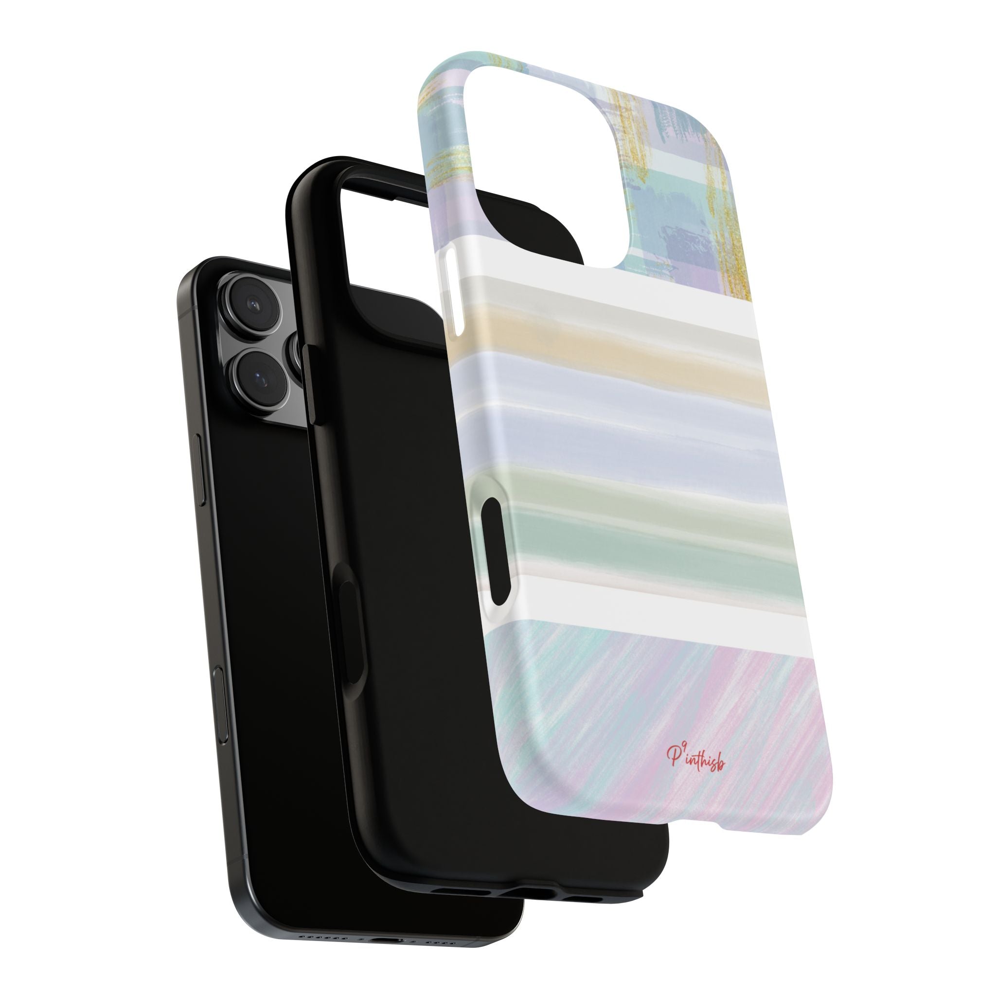 Pastel Stripe Tough Phone Case