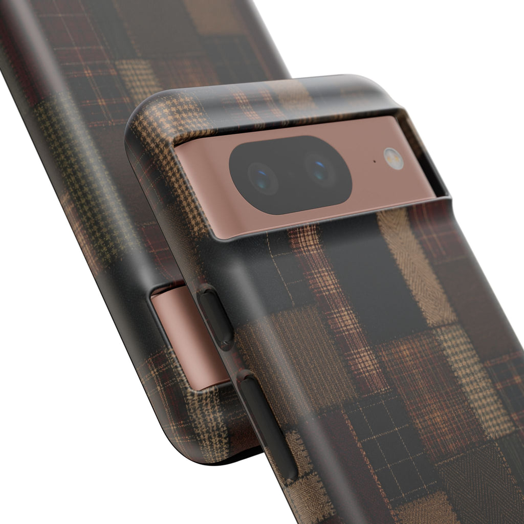Plaid Patchwork Tough Phone Case