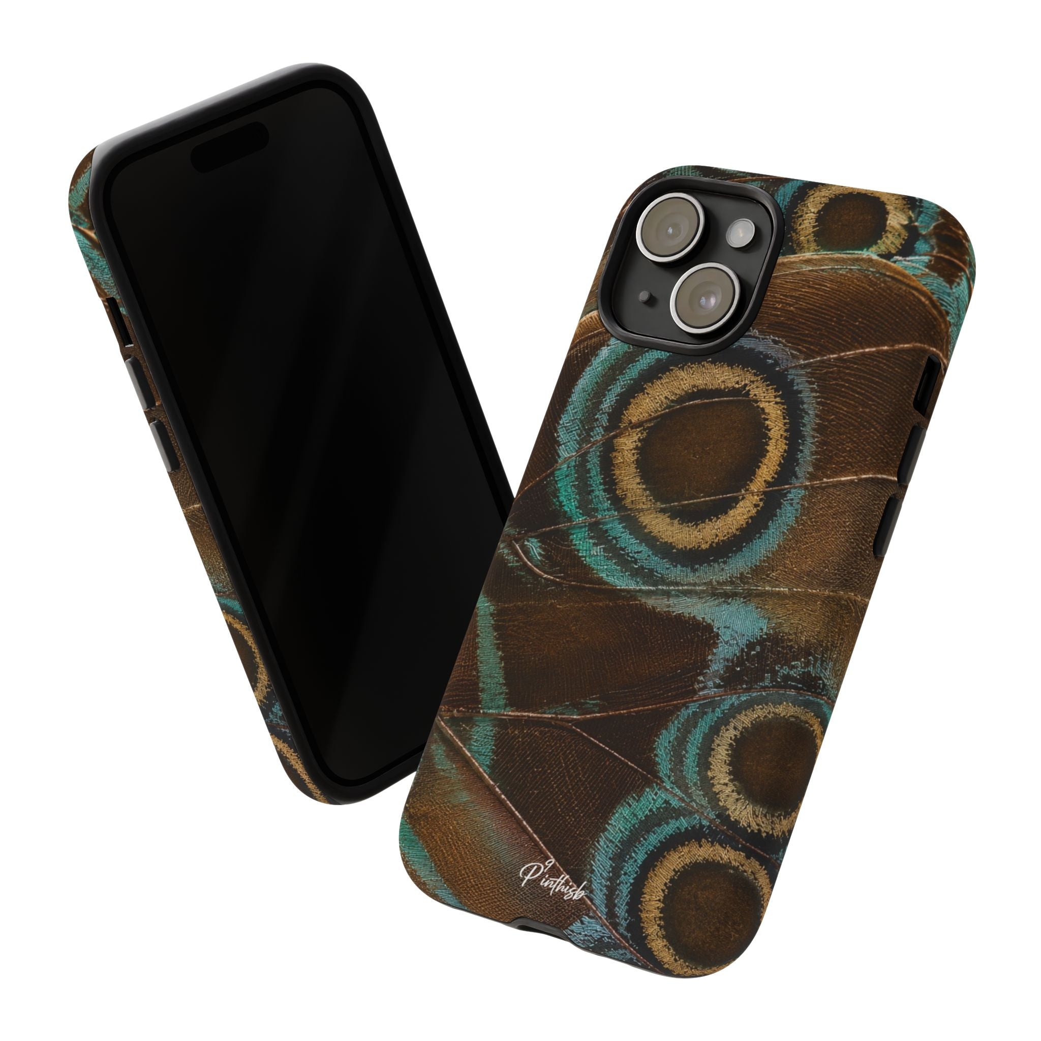 Peacock Feather Pattern Tough Case
