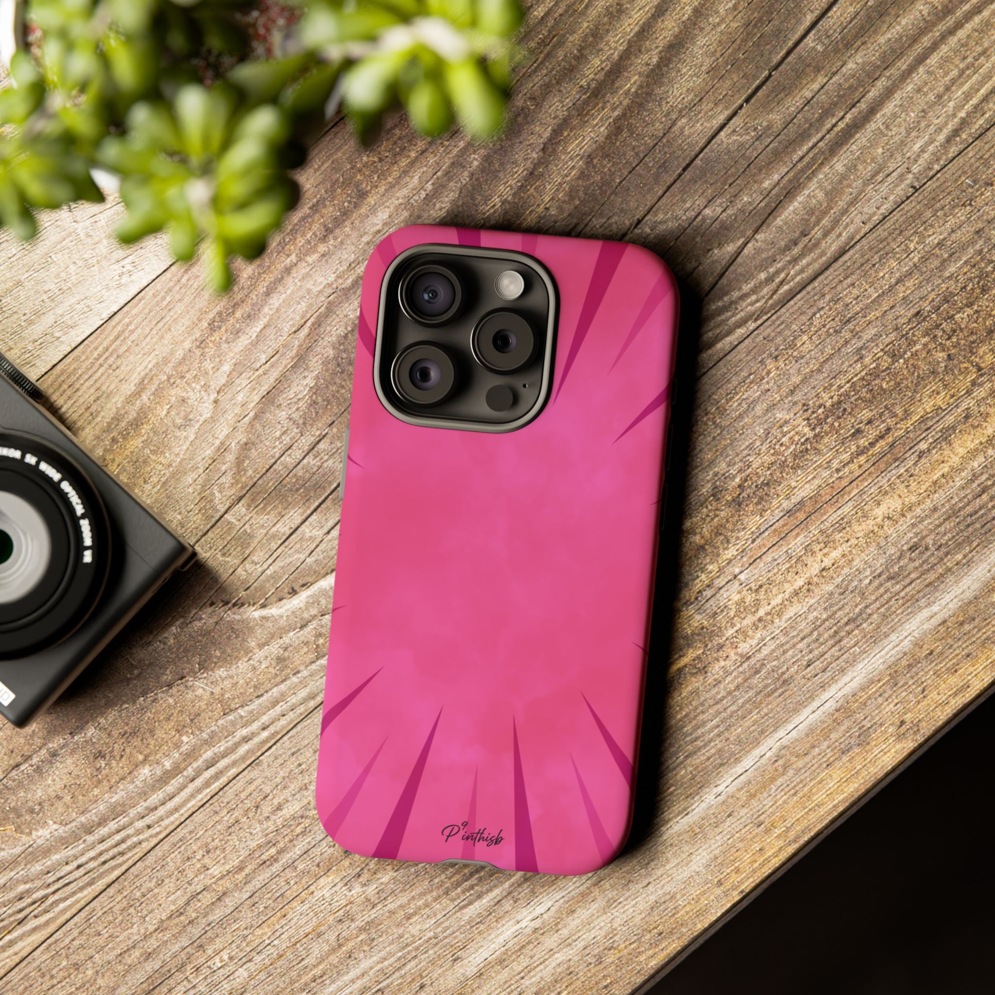 Pink Burst Tough Phone Case