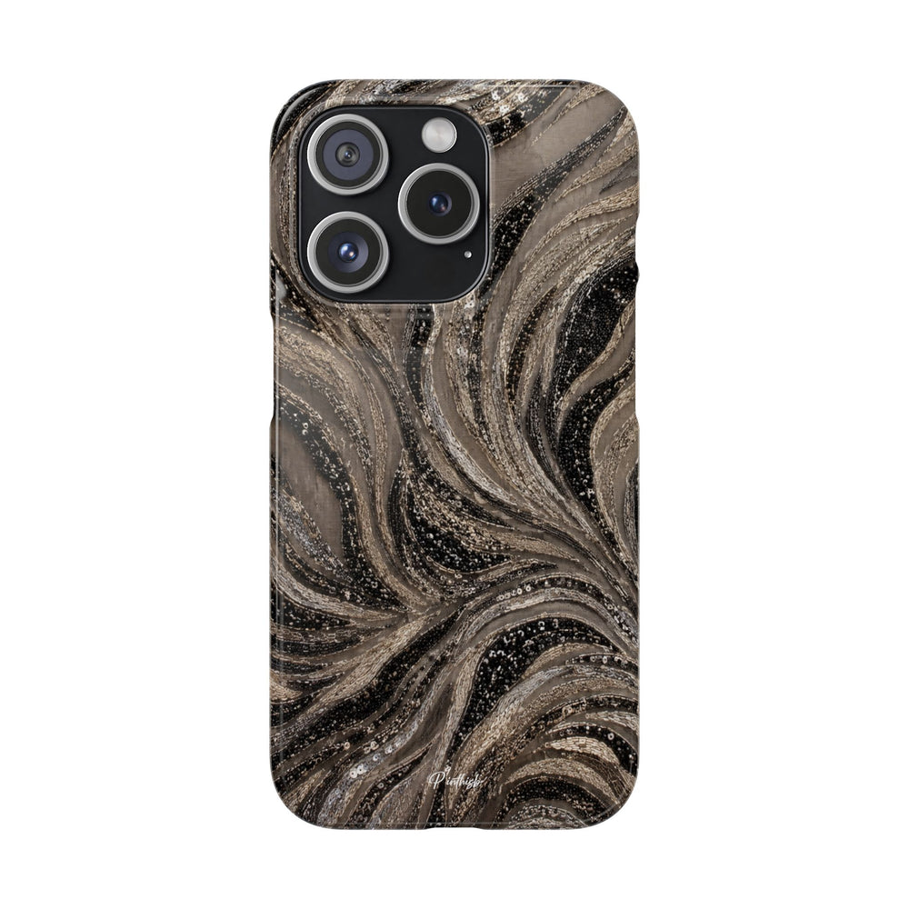 Neutral Swirl Protective Snap Case