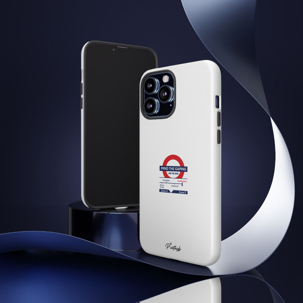 "Mind the Gaping" London Tube Parody Phone Case
