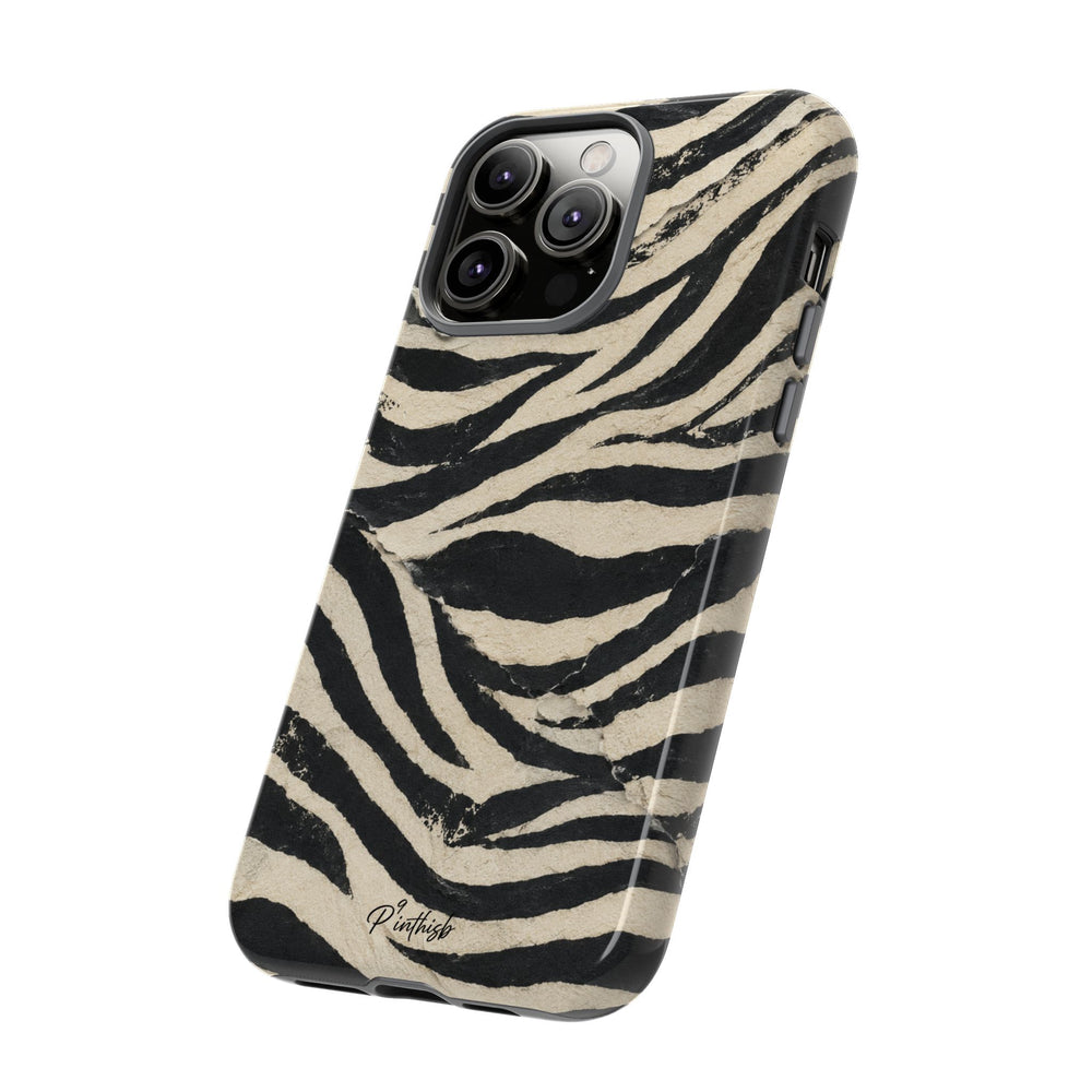Zebra Stripe Tough Phone Case