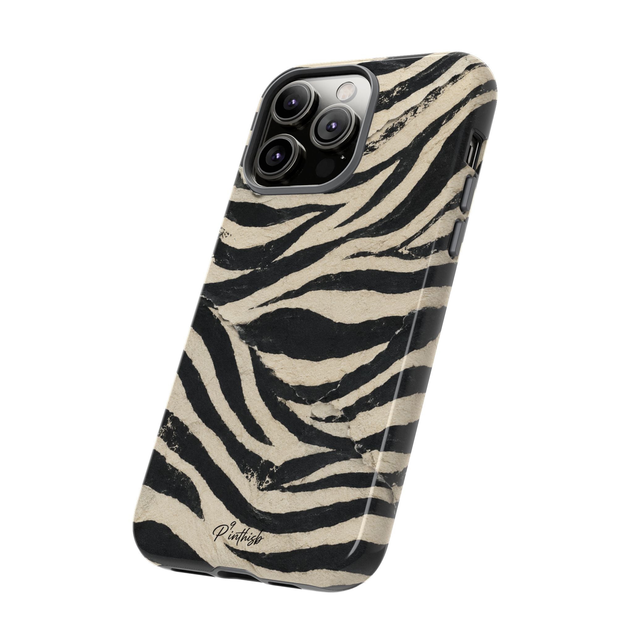 Zebra Stripe Tough Phone Case