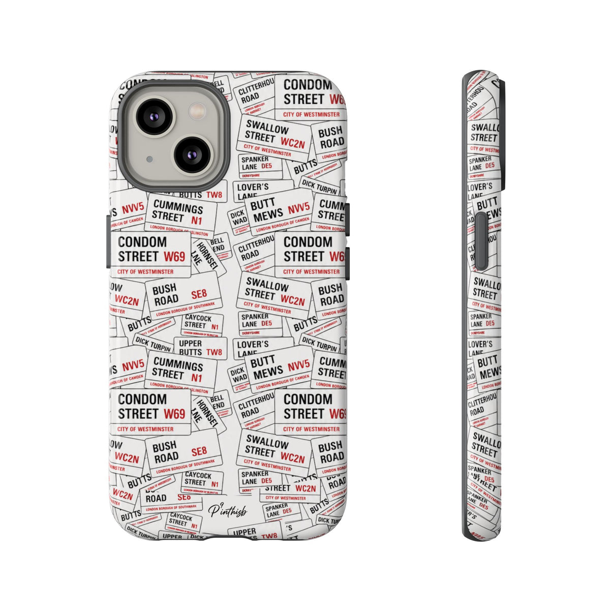 Cheeky London Street Signs Phone Case