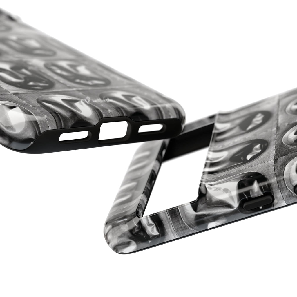 Metallic Mask Grid Tough Case