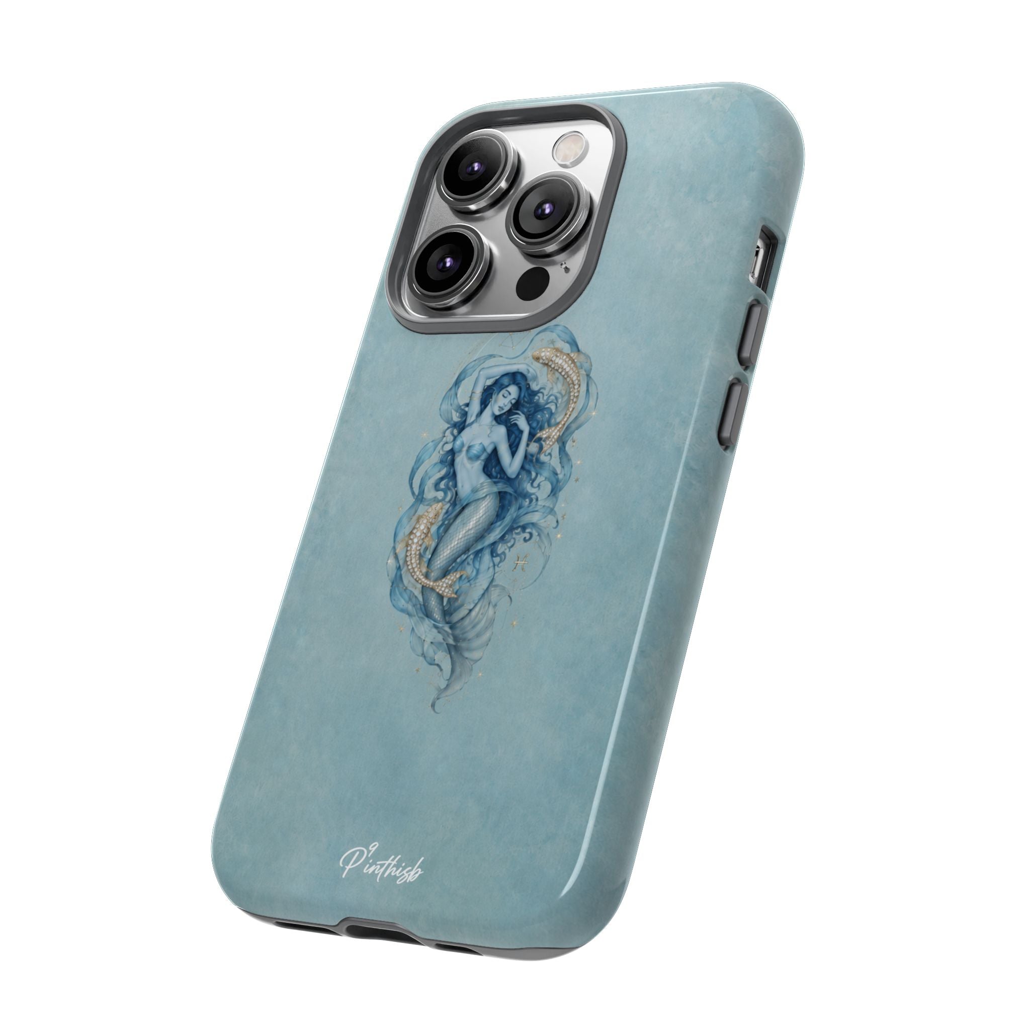 Pisces Zodiac Glitter Phone Case