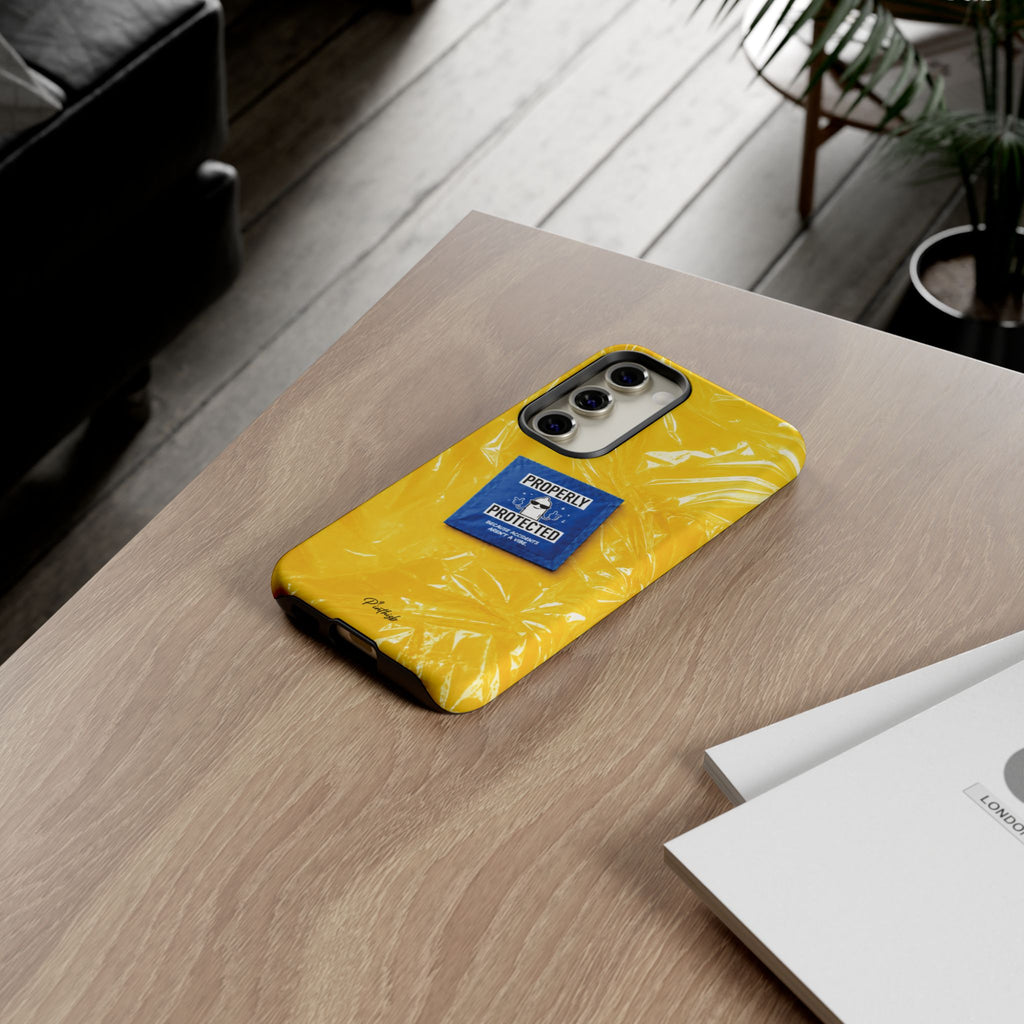 "Properly Protected" Graphic Phone Case