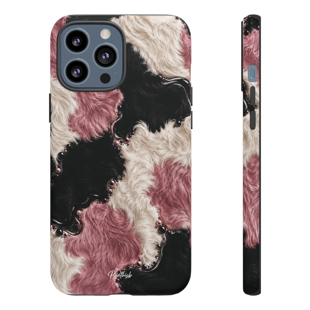 Cow Print Swirl Tough Case