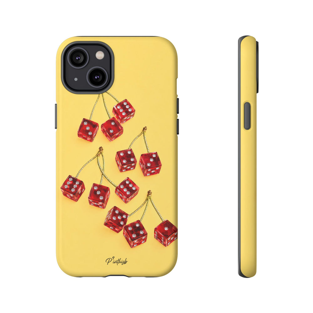 Cherry Dice Tough Phone Case