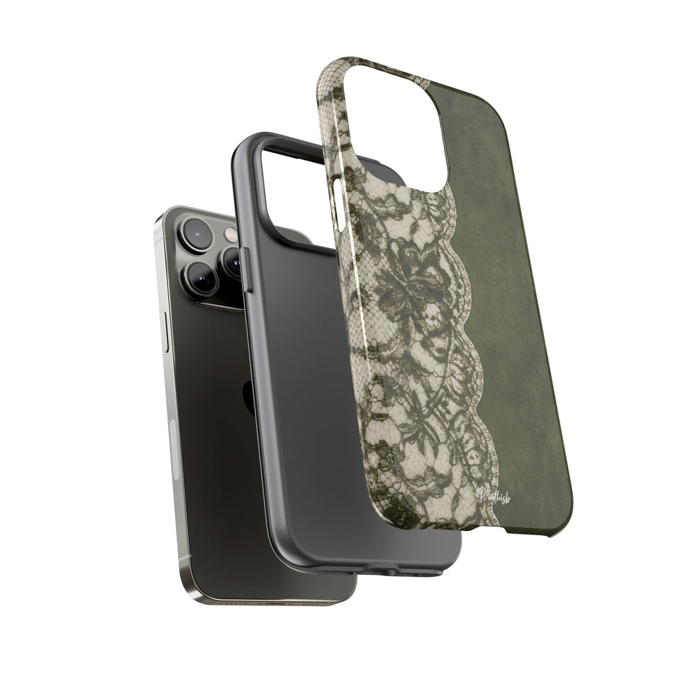 Olive Lace Tough Case