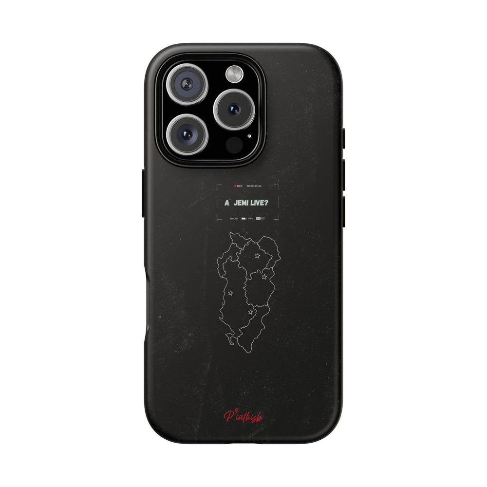 "A jemi live?" Tough Phone Case