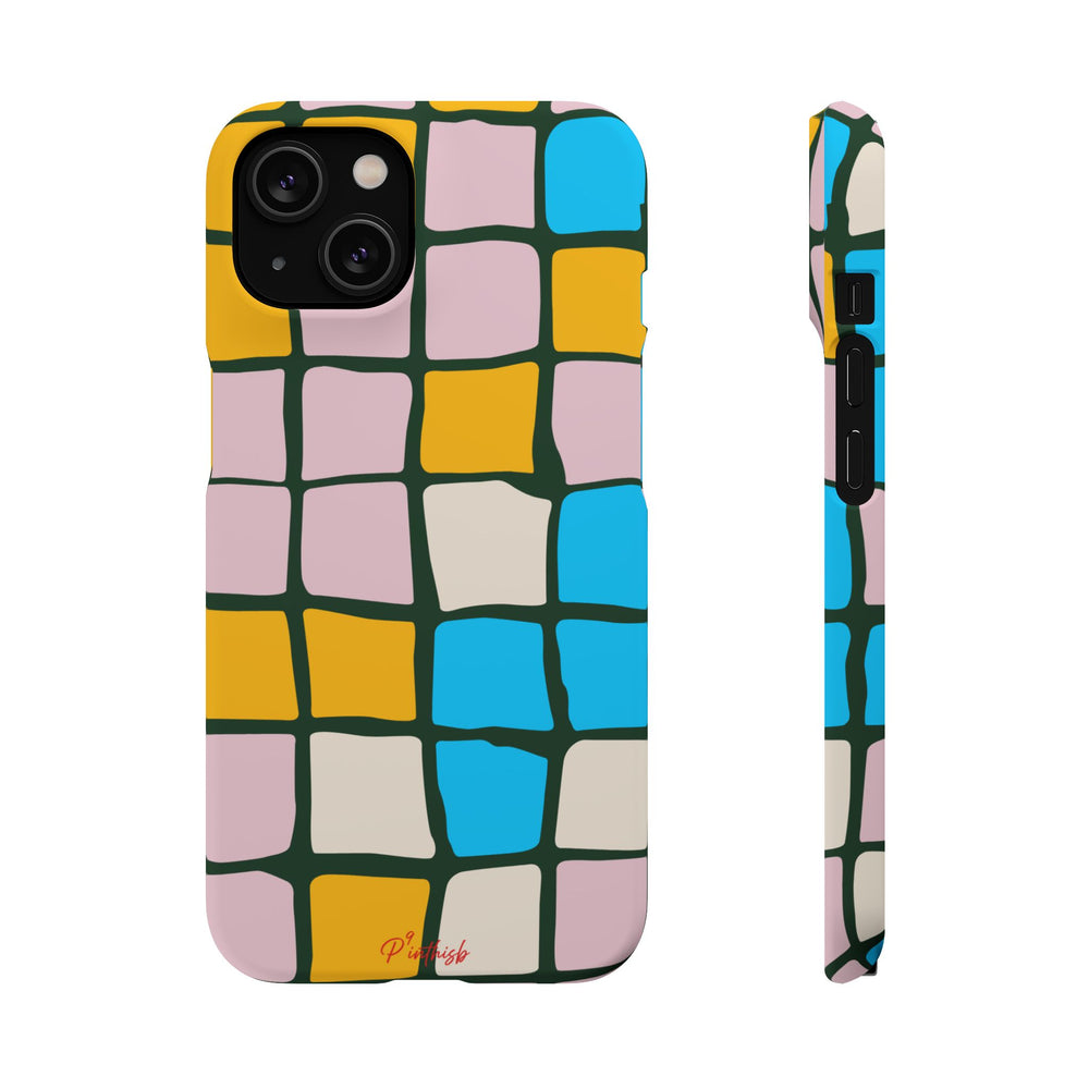 Color Grid Snap Phone Case