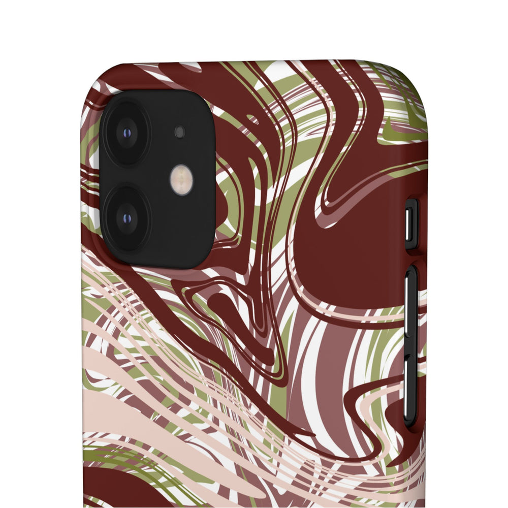 Abstract Marbled Snap Phone Case