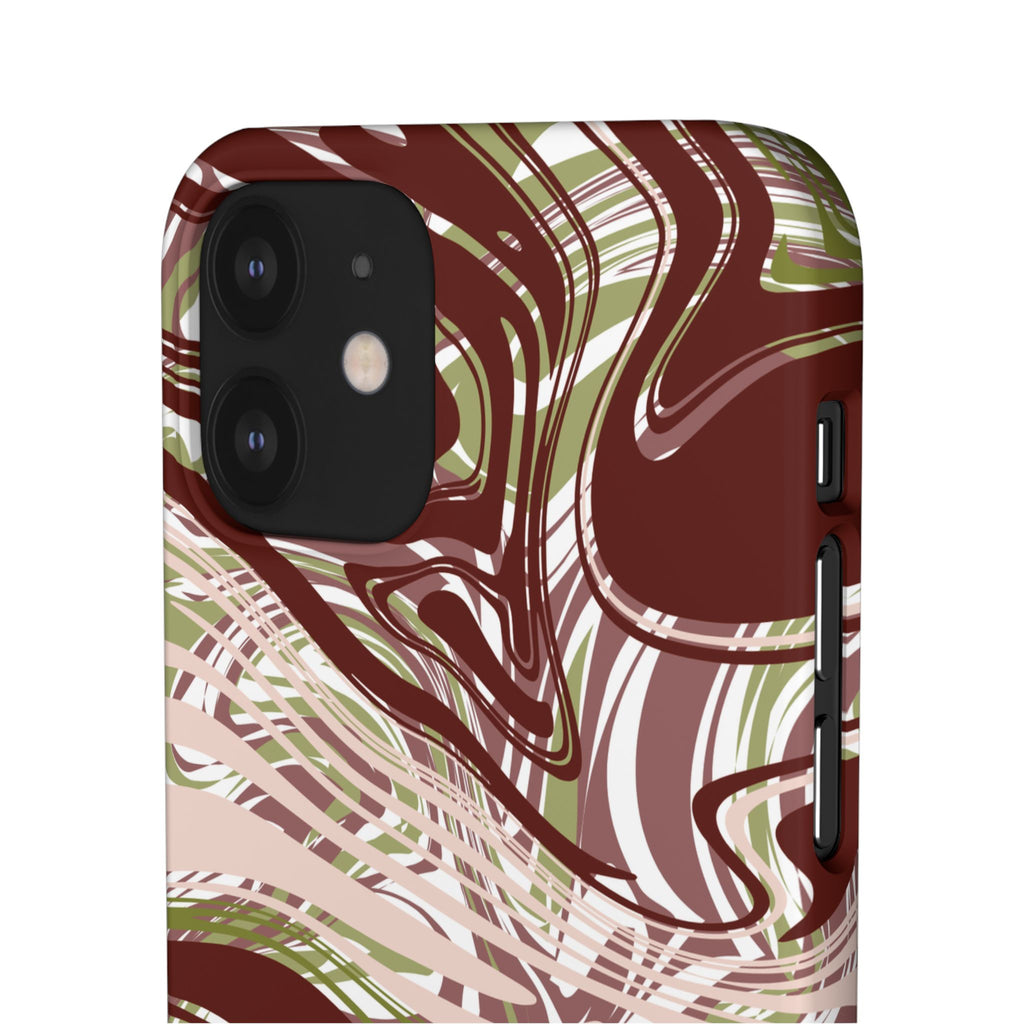 Abstract Marbled Snap Phone Case