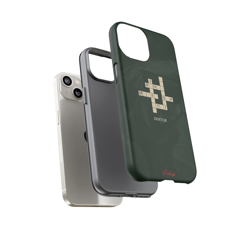 "JBMTQR crossword" Tough Phone Case