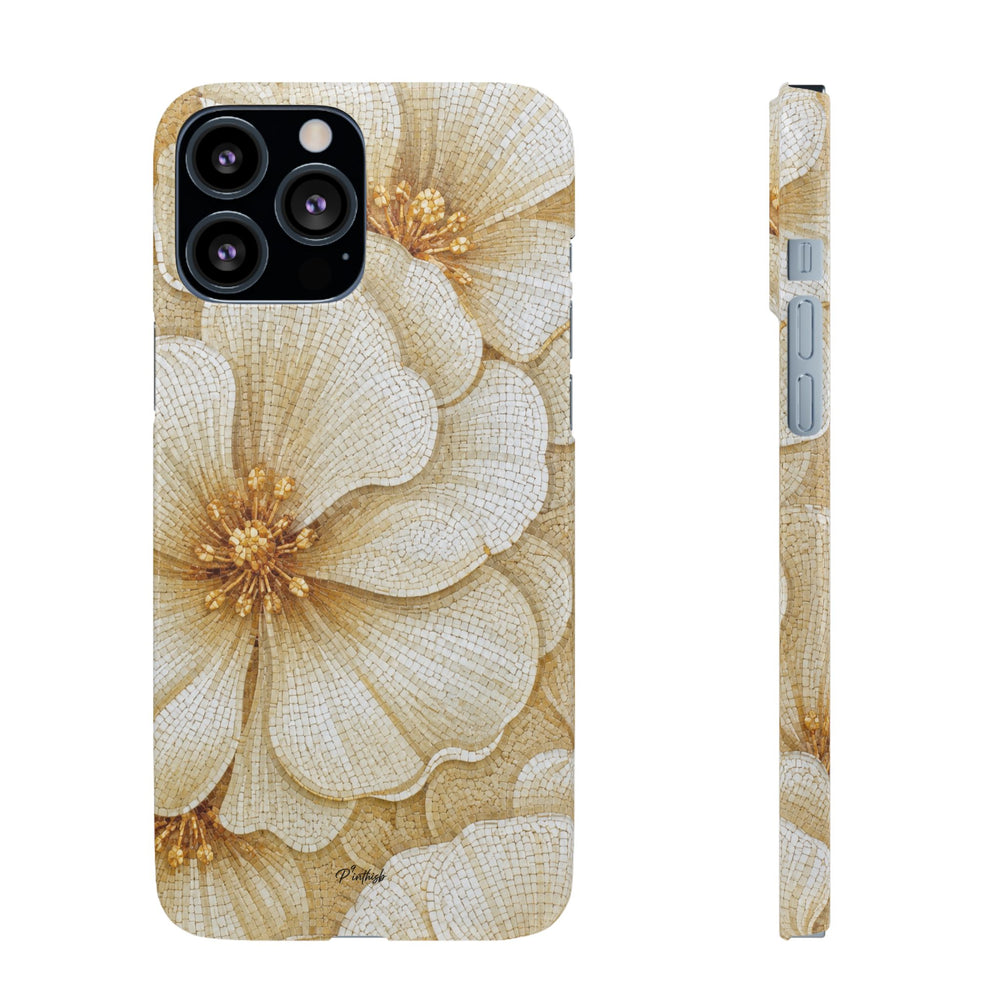 Floral Gold Bloom Snap Case