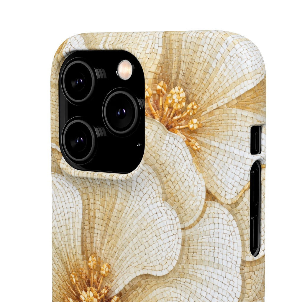 Floral Gold Bloom Snap Case