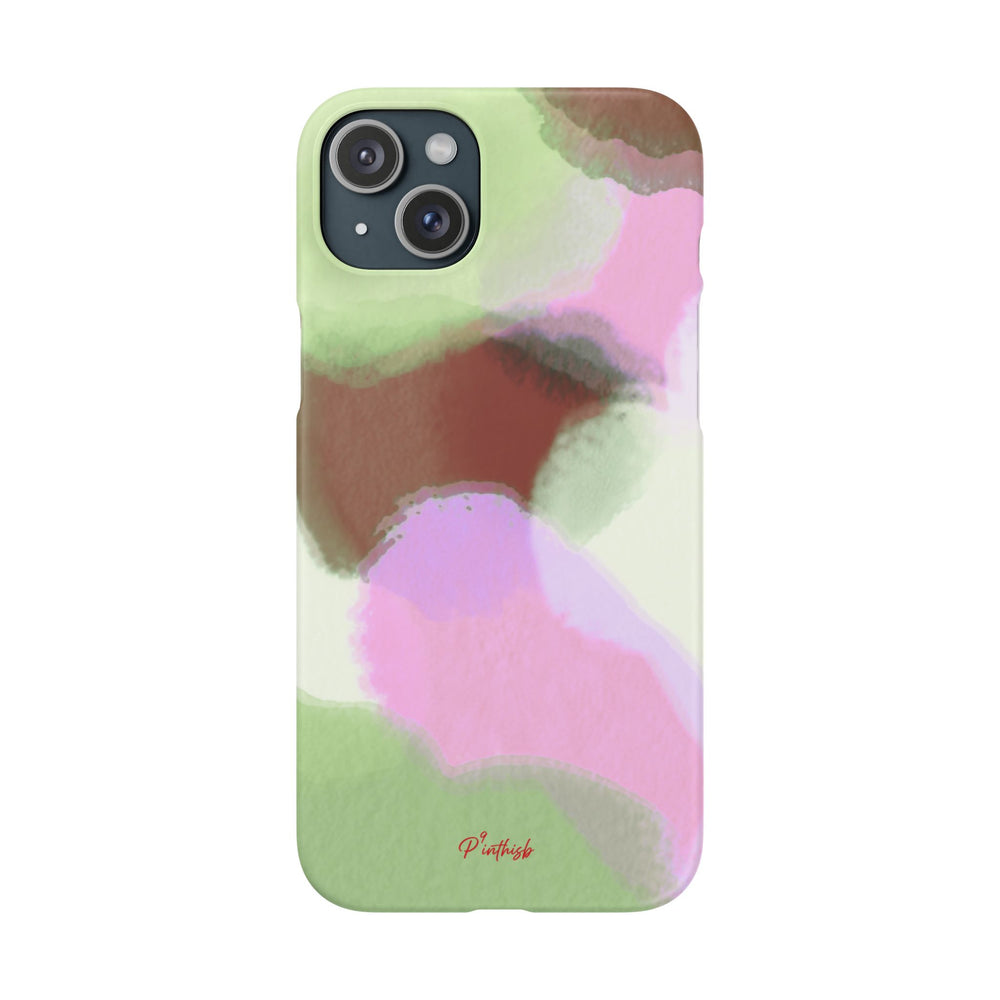 Abstract Pastel Camouflage Snap Phone Case