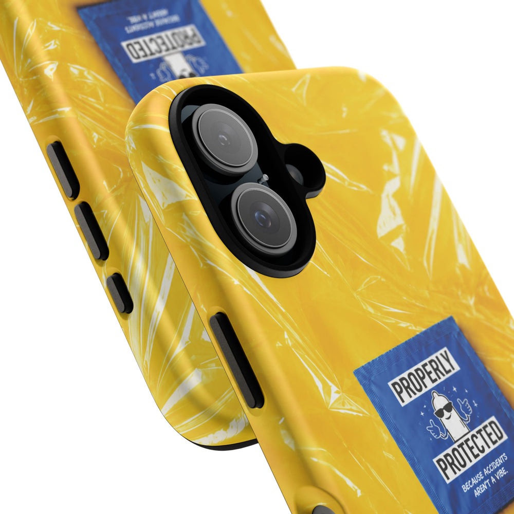 "Properly Protected" Graphic Phone Case