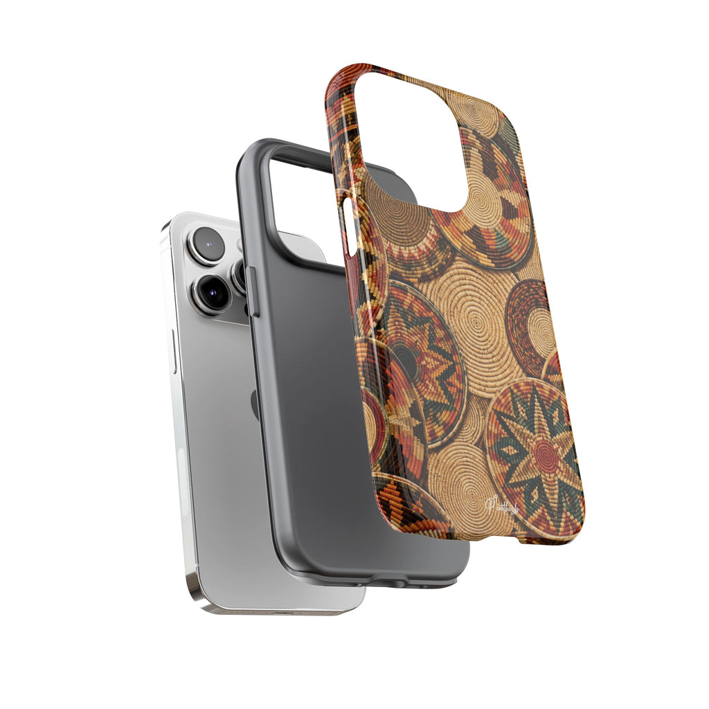 Bohemian Woven Basket Pattern Tough Case