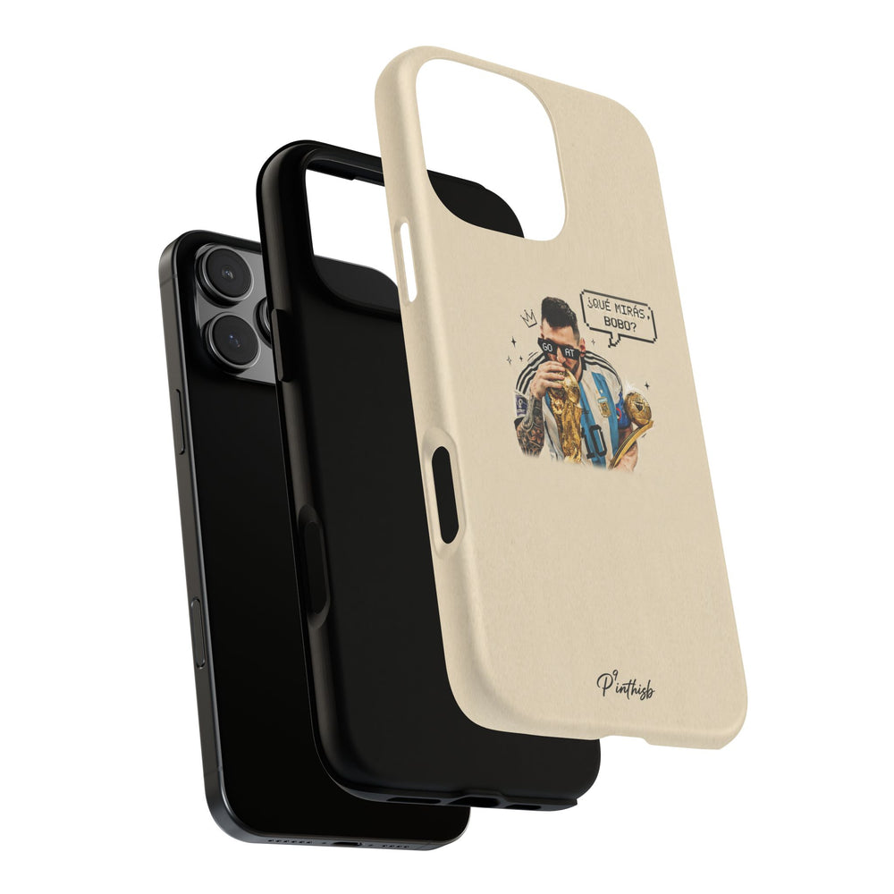 "G.O.A.T" Messi Tough Phone Case