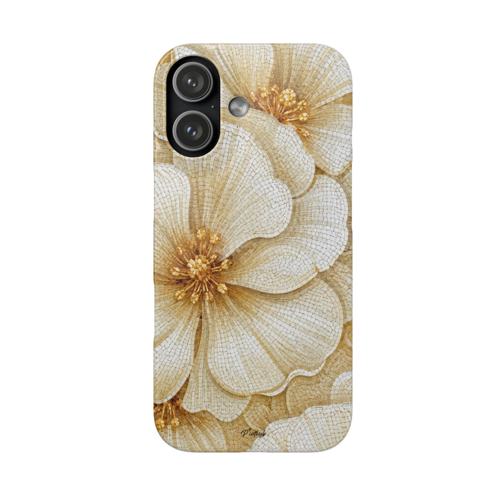 Floral Gold Bloom Snap Case