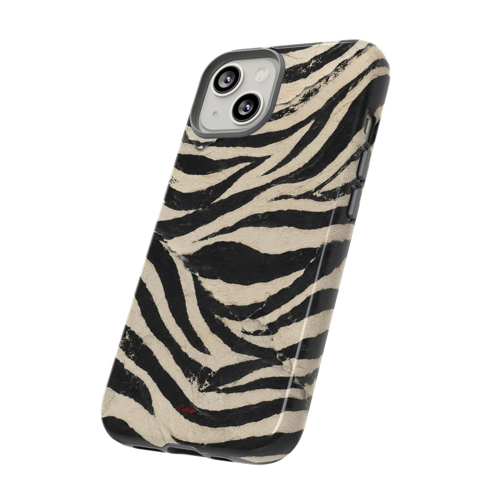 Wavy Peach & Mauve Tough Case