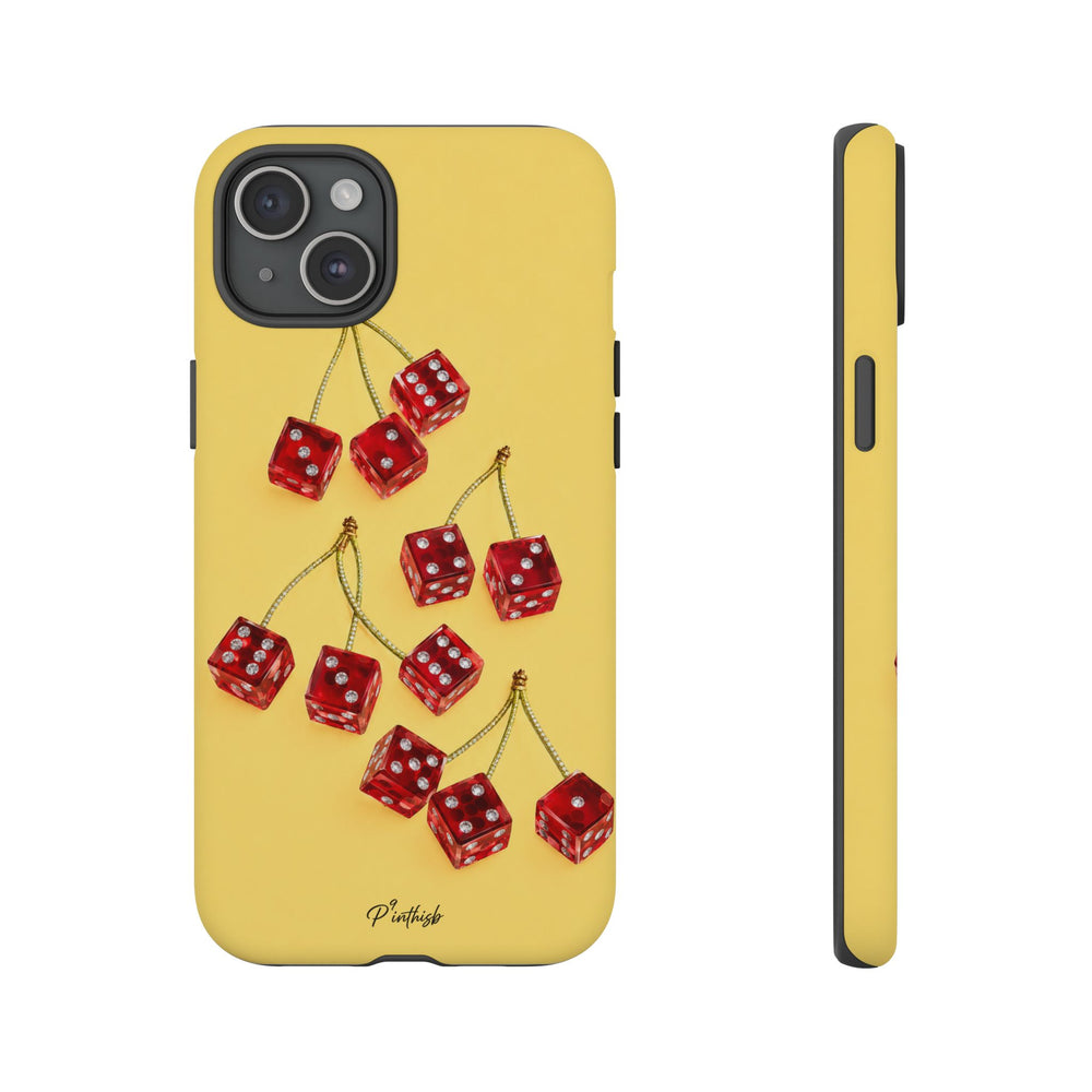 Cherry Dice Tough Phone Case