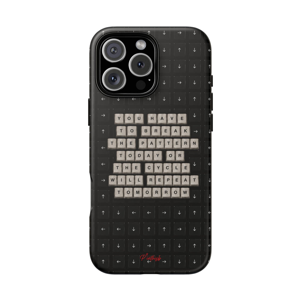"Break the pattern" Keyboard Tough Case