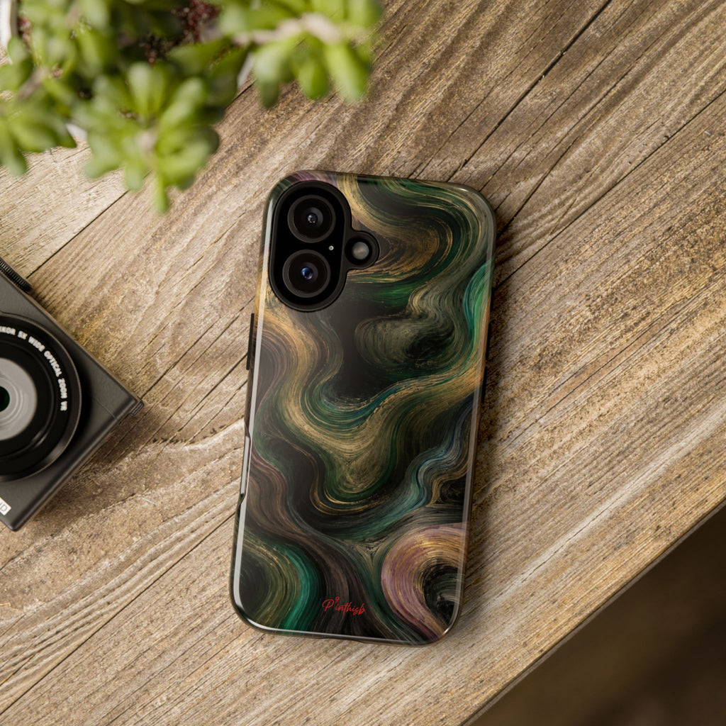 Marbled Forest Tough Phone Case