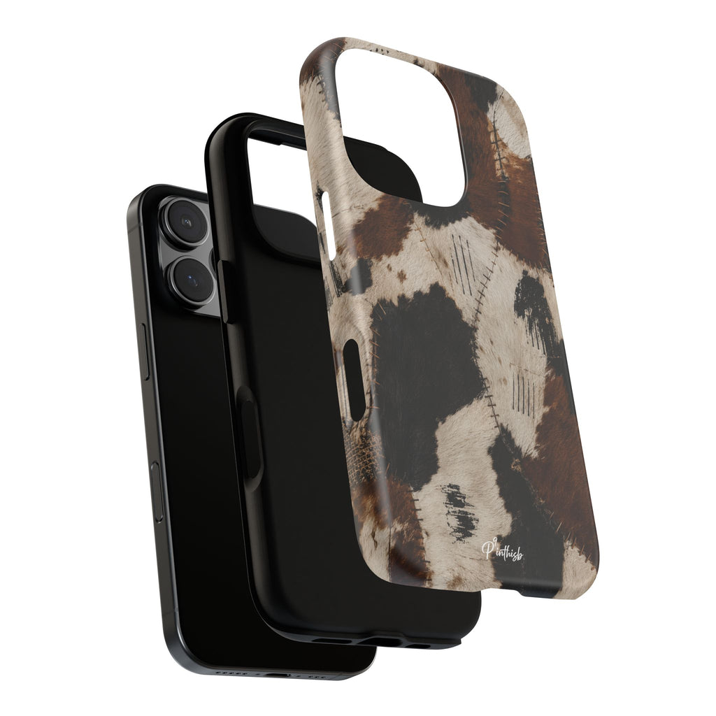 Brown & Black Animal Print Tough Case
