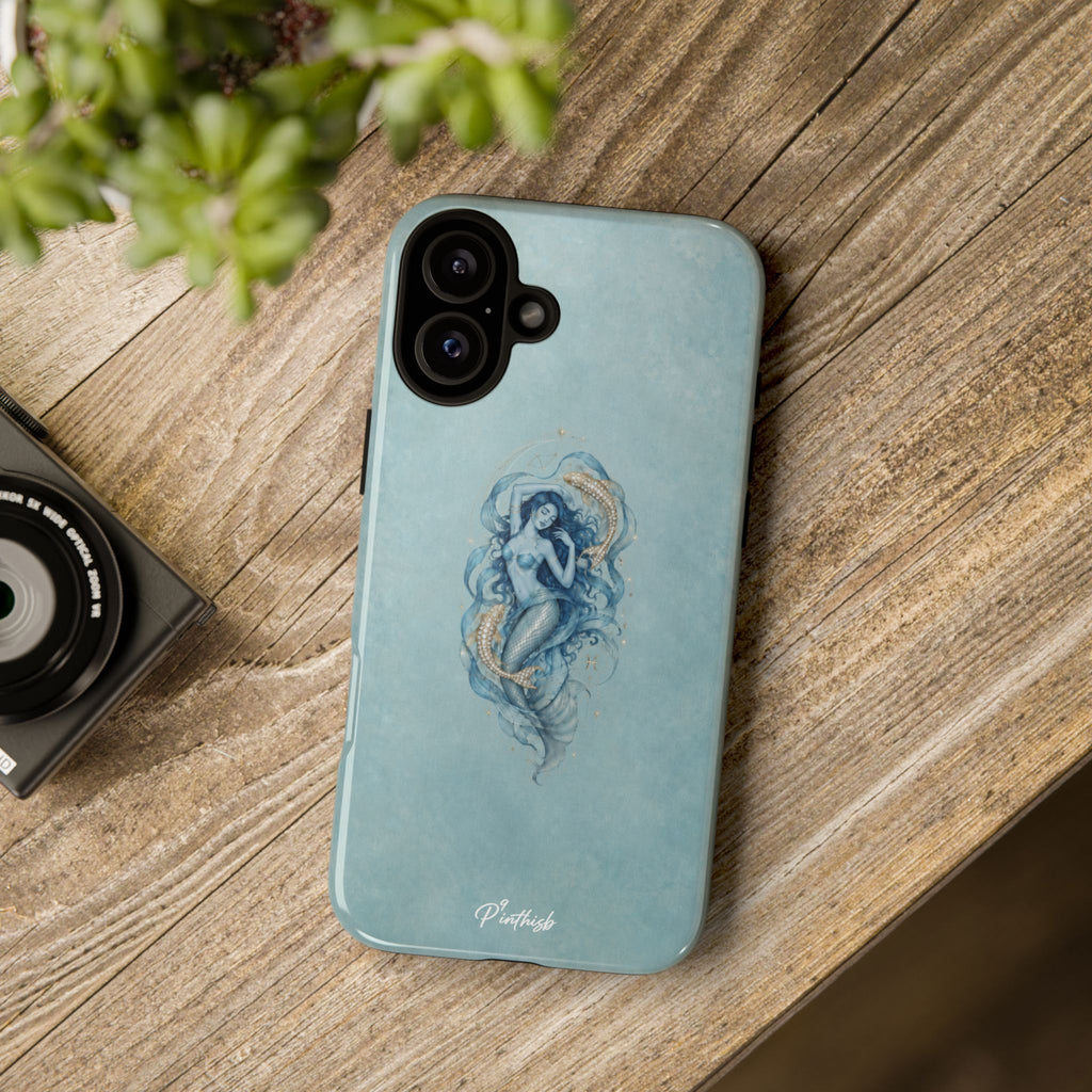 Pisces Zodiac Glitter Phone Case