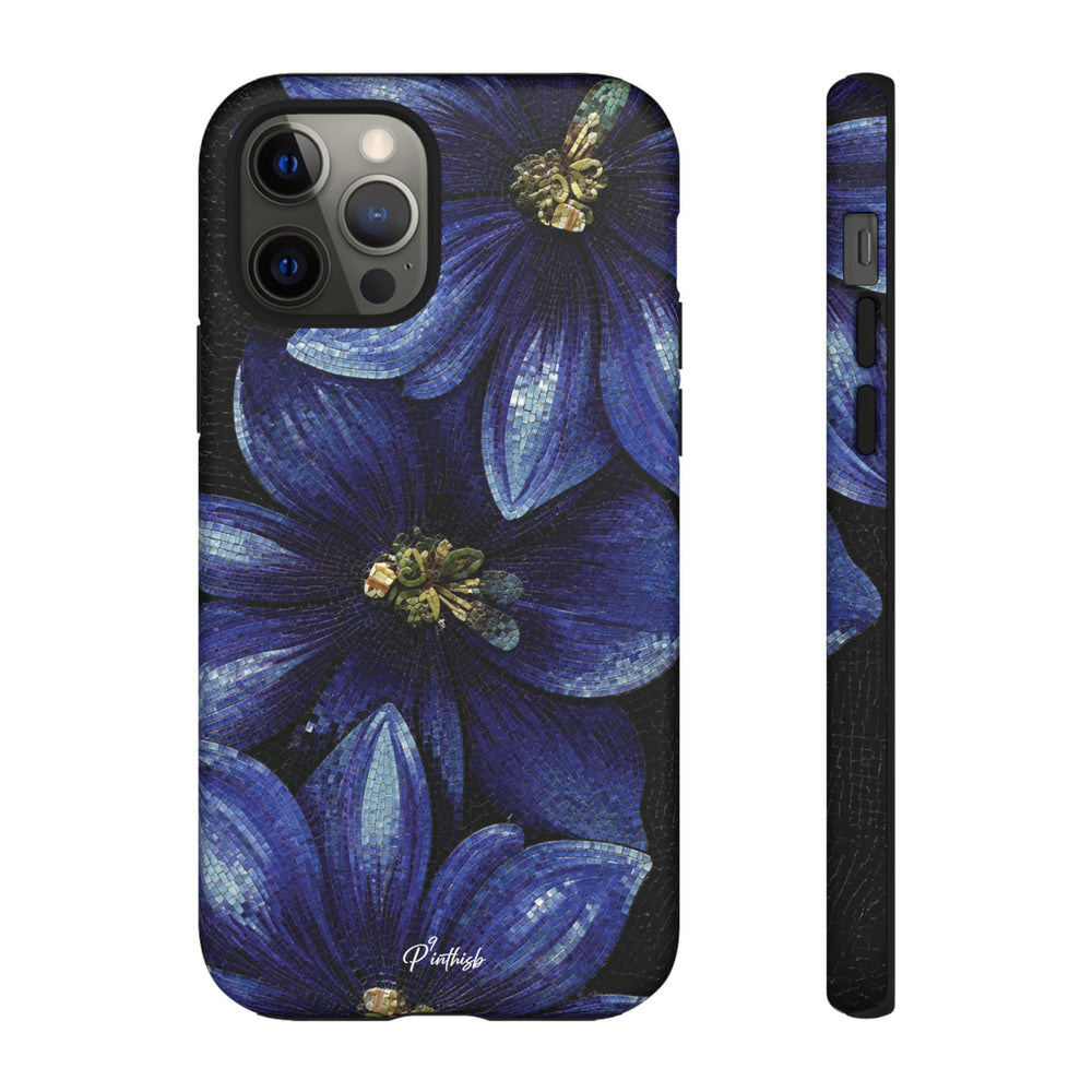 Blue Floral Tough Case