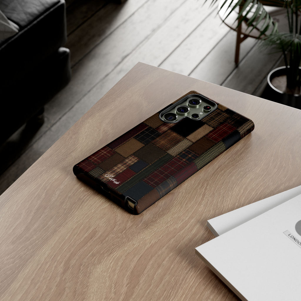 Plaid Patchwork Tough Phone Case