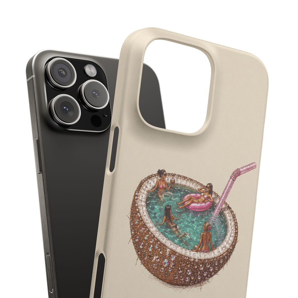 Coconut Pool Snap Phone Case