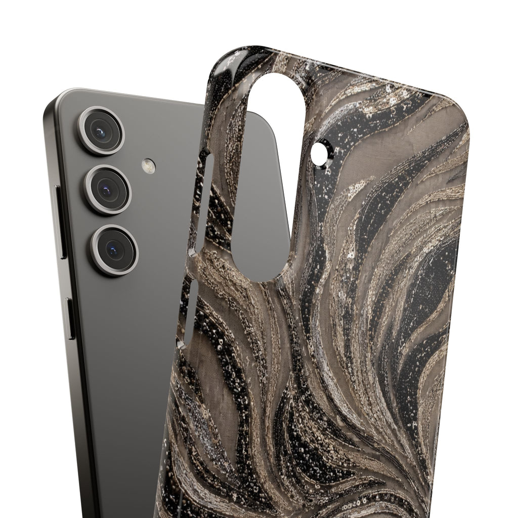 Neutral Swirl Protective Snap Case