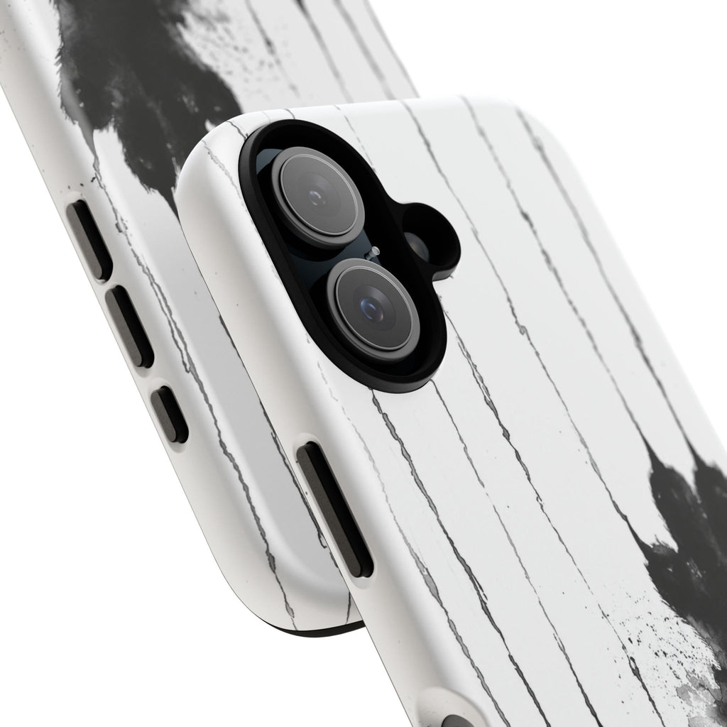 Black Ink Paw Print Tough Case