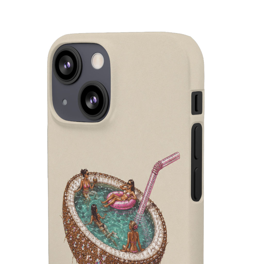 Coconut Pool Snap Phone Case