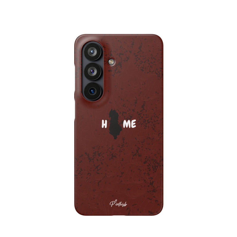 "HOME" Albania Snap Case