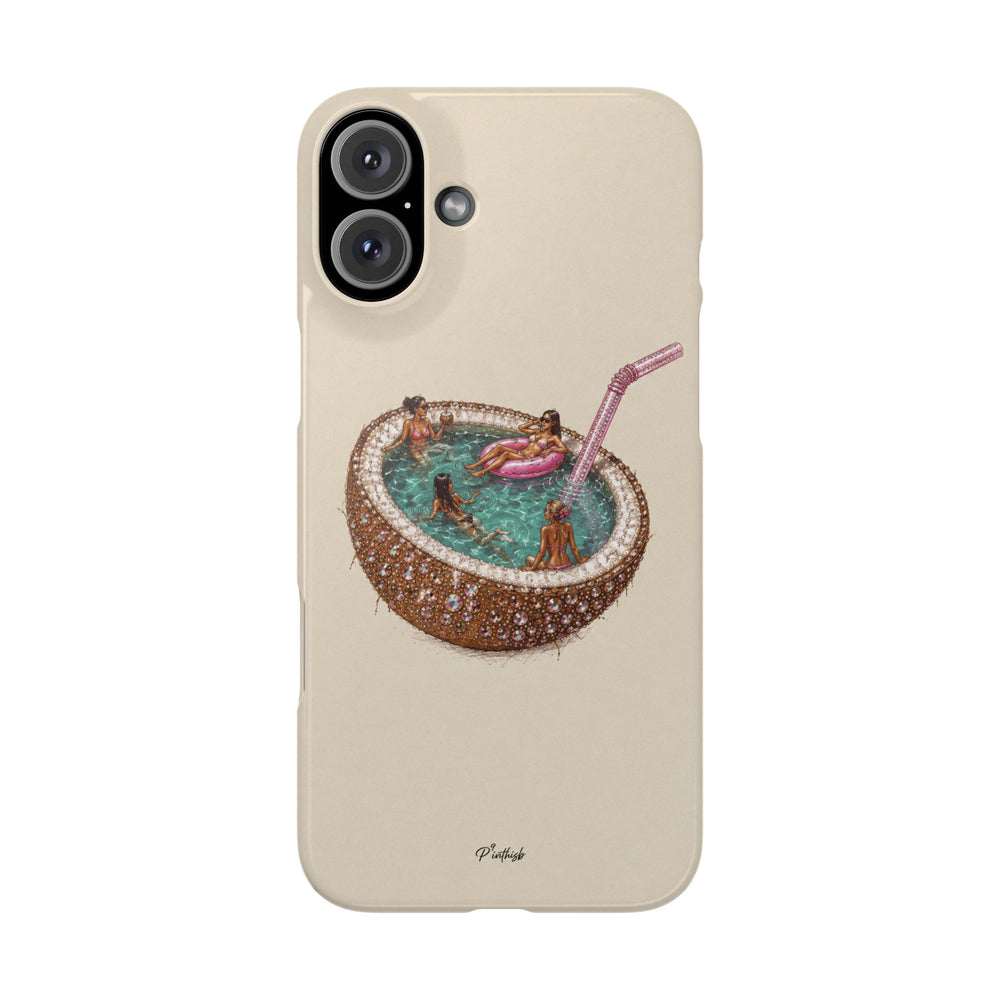 Coconut Pool Snap Phone Case