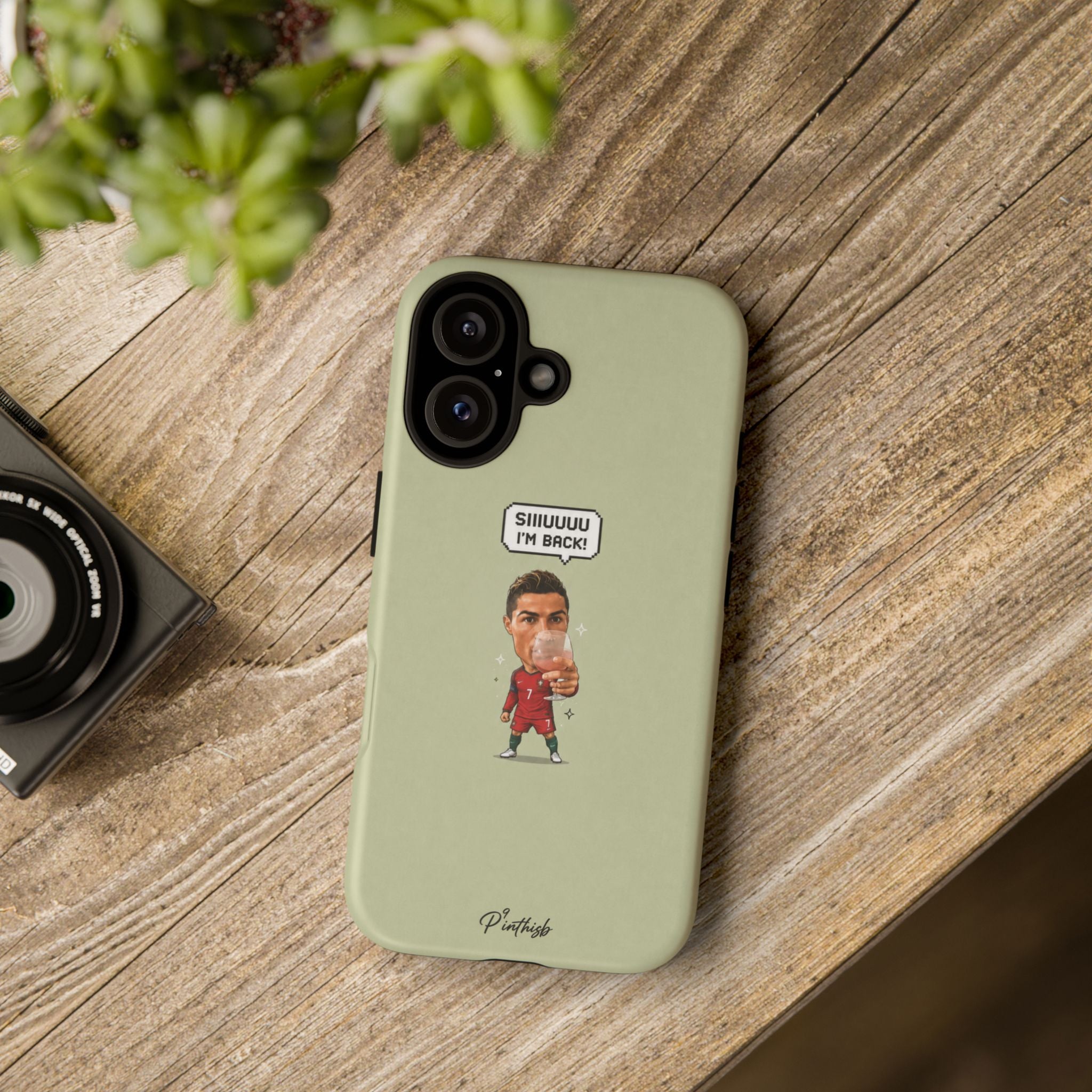 "SIIUUU, I'M BACK" CR7 Tough Phone Case
