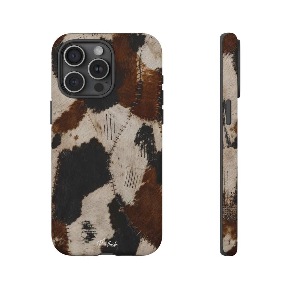 Brown & Black Animal Print Tough Case