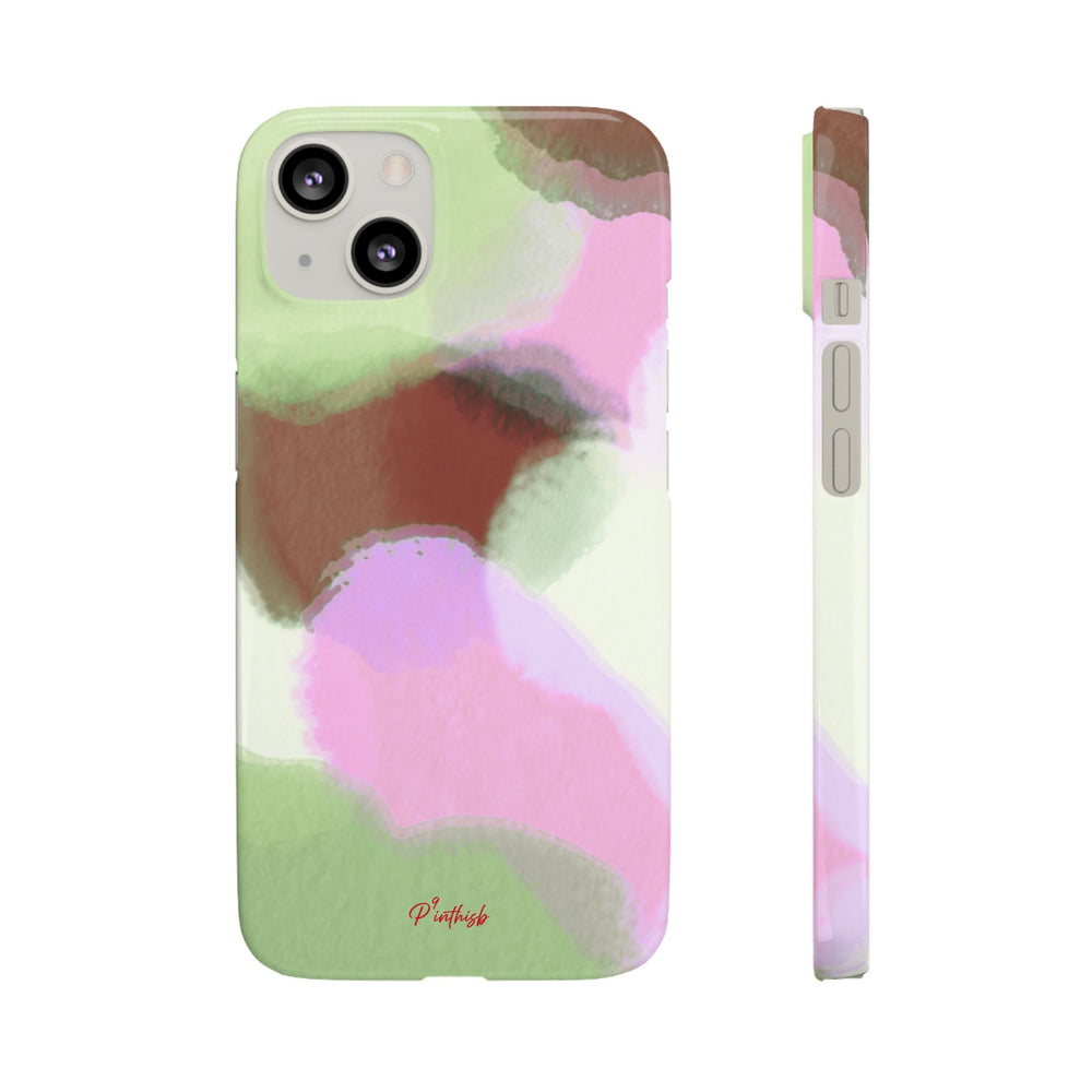 Abstract Pastel Camouflage Snap Phone Case